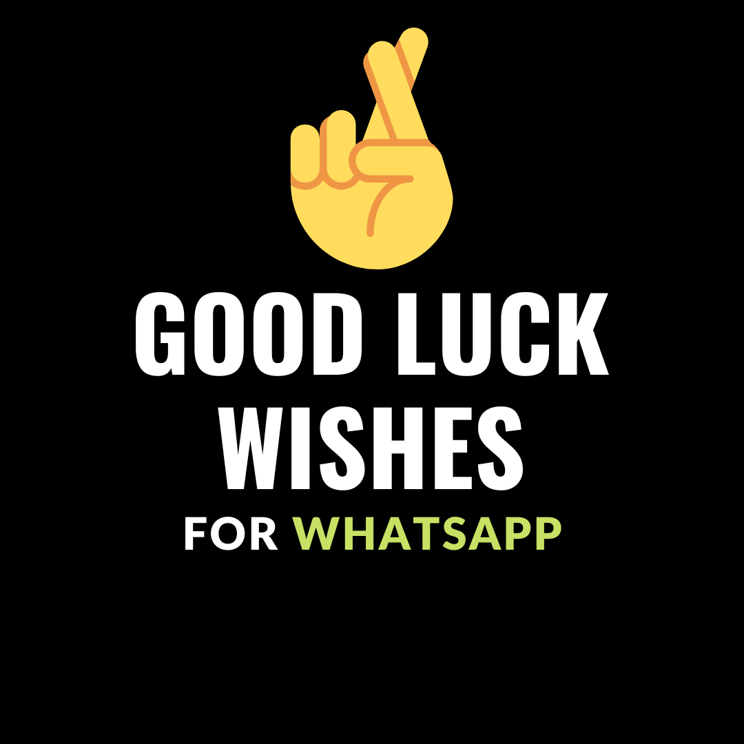 good luck